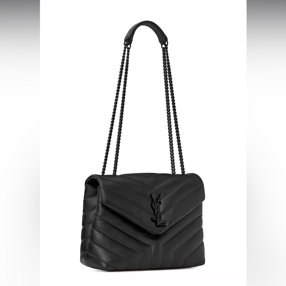 YSL black shoulder purse